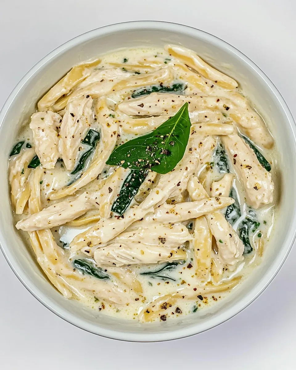 Delicious Pressure Cooker Chicken Alfredo with Jar Sauce dish photo