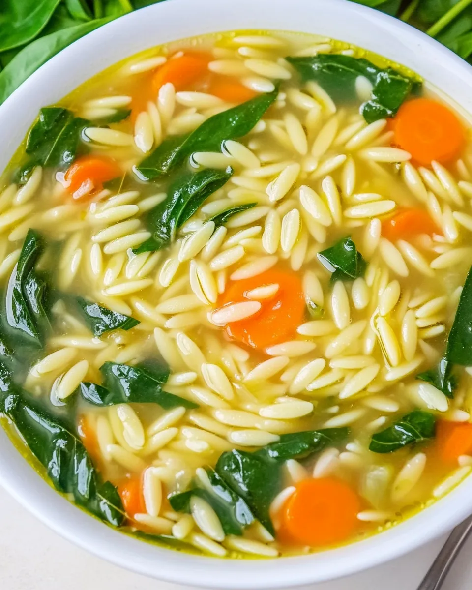 homemade Quick Orzo Soup photo