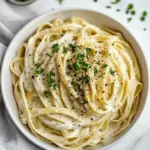 homemade Quick and Easy Fettuccine Alfredo for One photo