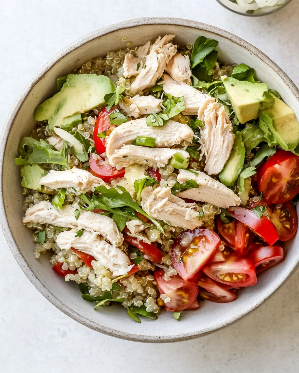 Homemade Ranch Chicken Quinoa Salad photo