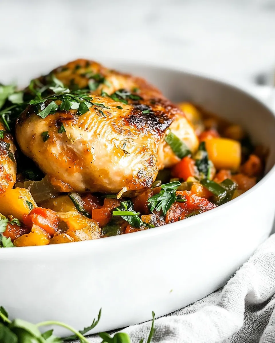 Homemade Ratatouille Baked Chicken photo