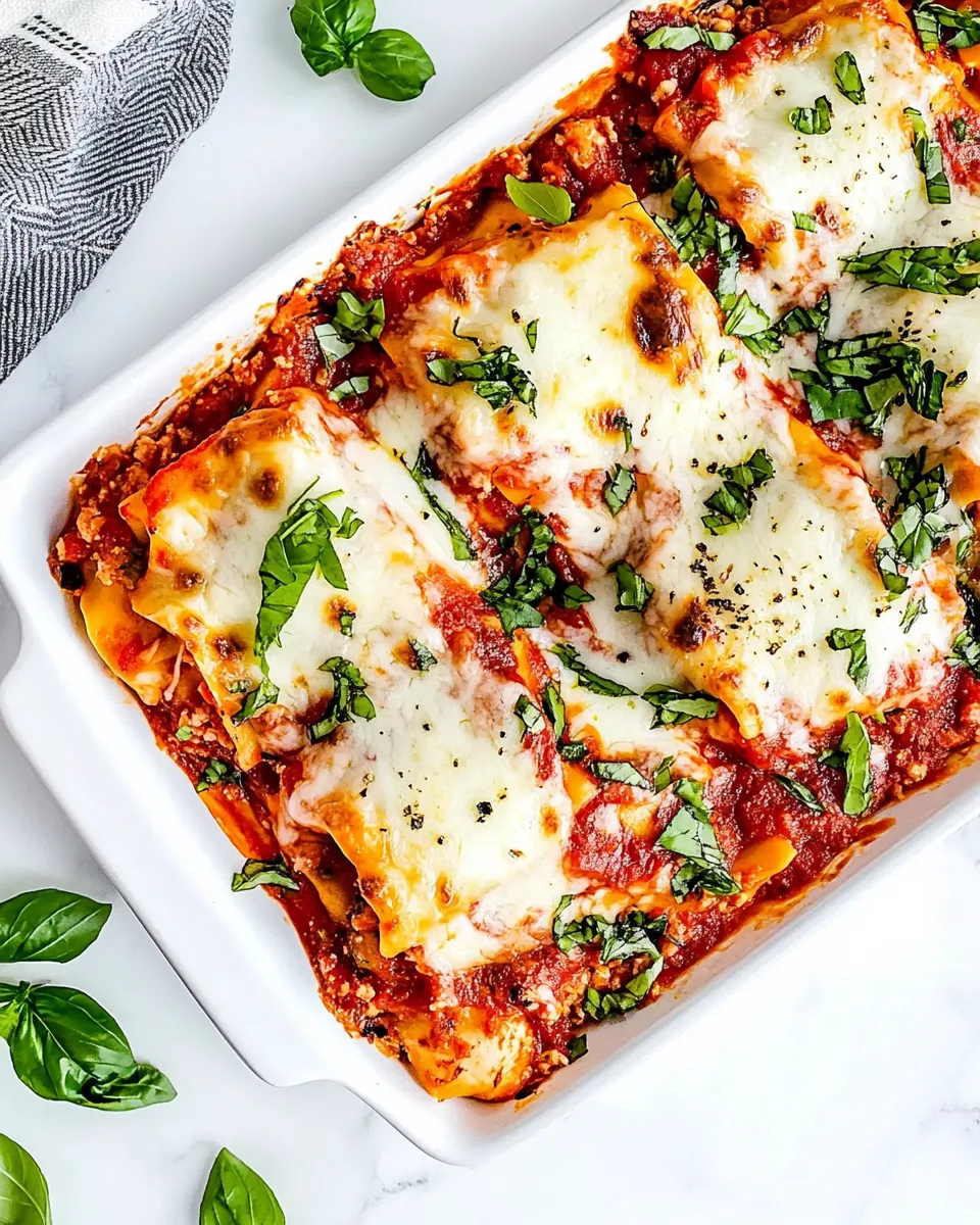 Easy Ravioli Lasagna dish photo