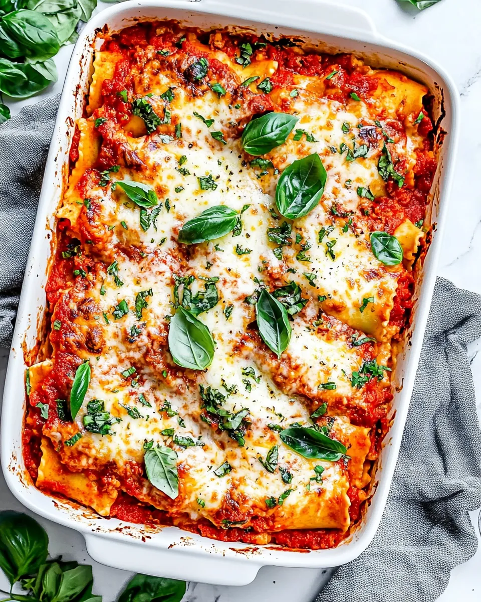Delicious Ravioli Lasagna plate image