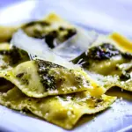 Homemade Ravioli with Pesto Sauce Recipe photo