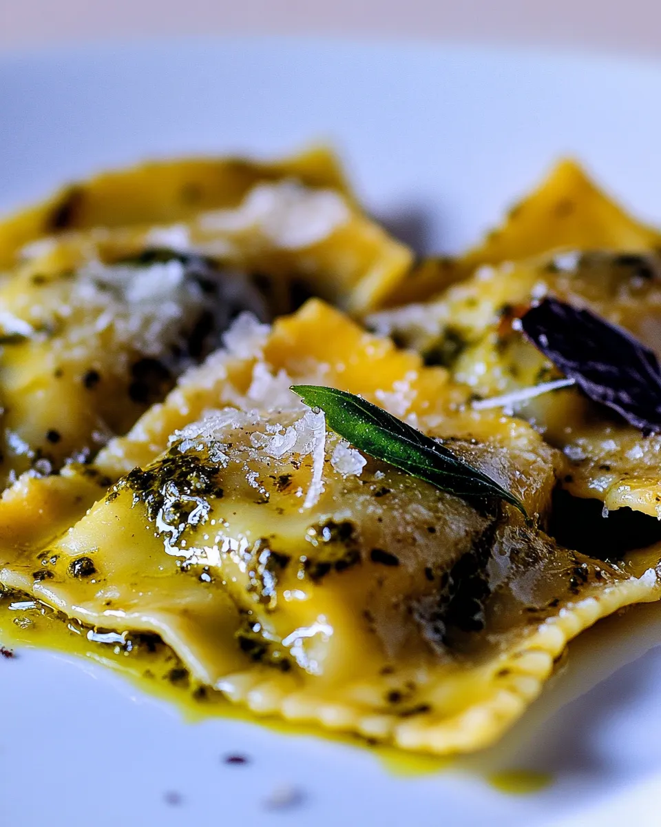 Easy Ravioli with Pesto Sauce Recipe recipe photo