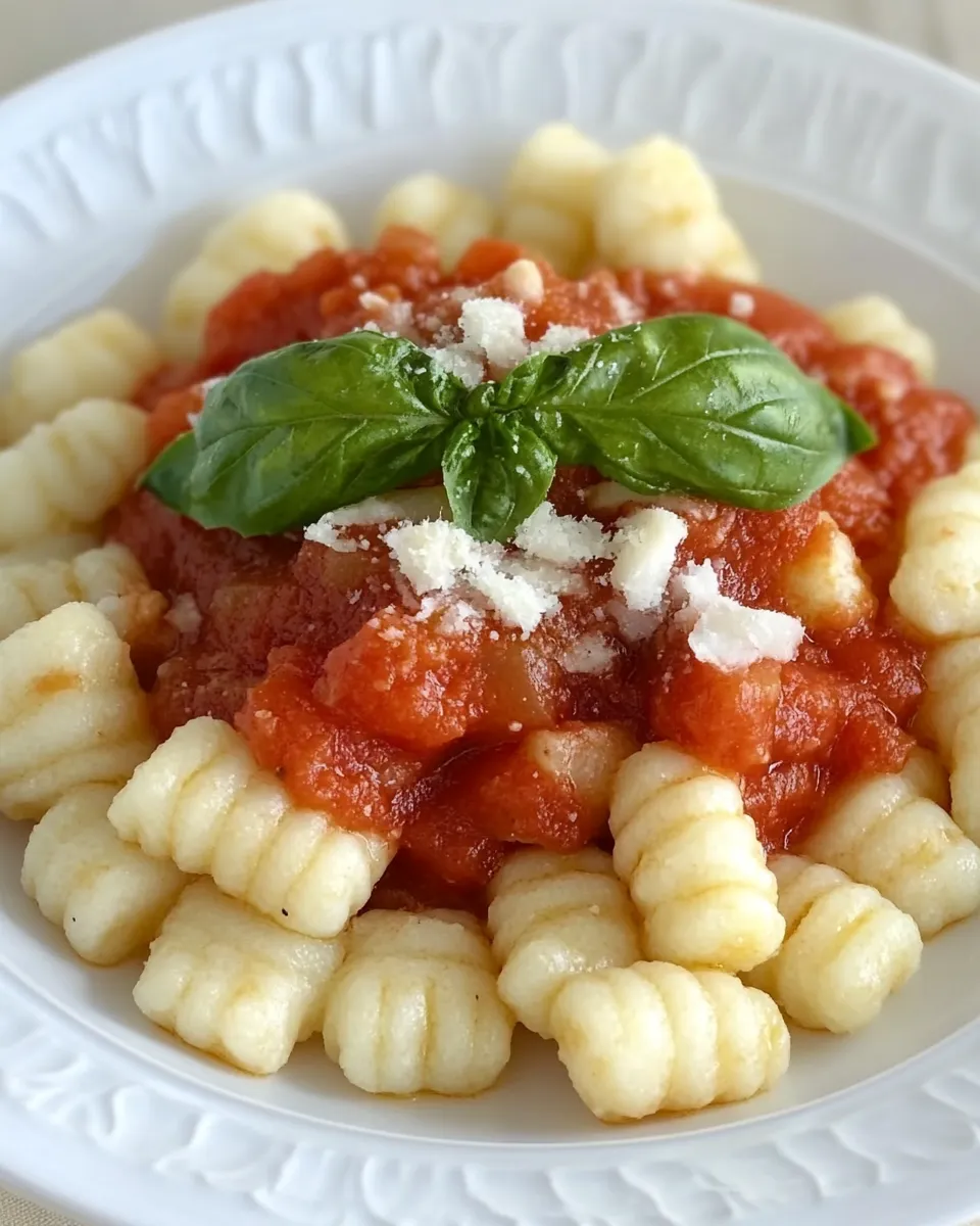 Classic Ricotta Gnocchi with Marinara image