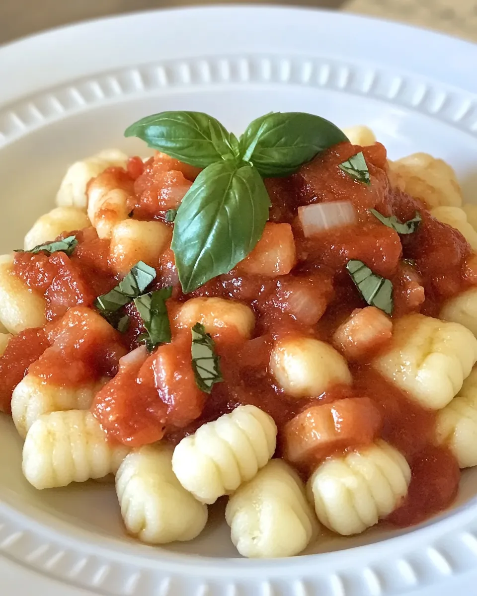 Easy Ricotta Gnocchi with Marinara picture