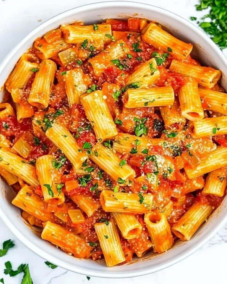 Homemade Rigatoni Arrabbiata photo