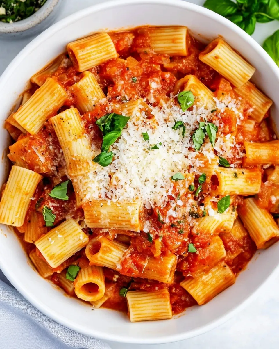 Classic Rigatoni Pomodoro image