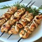 Homemade Rosemary Lemon Chicken Skewers photo