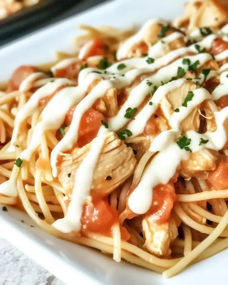 Homemade Rotel Chicken Spaghetti photo