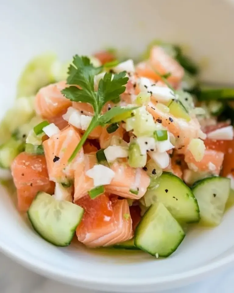 Fresh Salmon Ceviche recipe photo