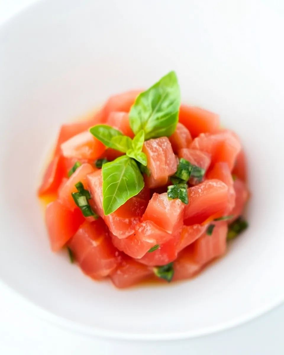 Easy Salmon and Tomato Tartare recipe photo