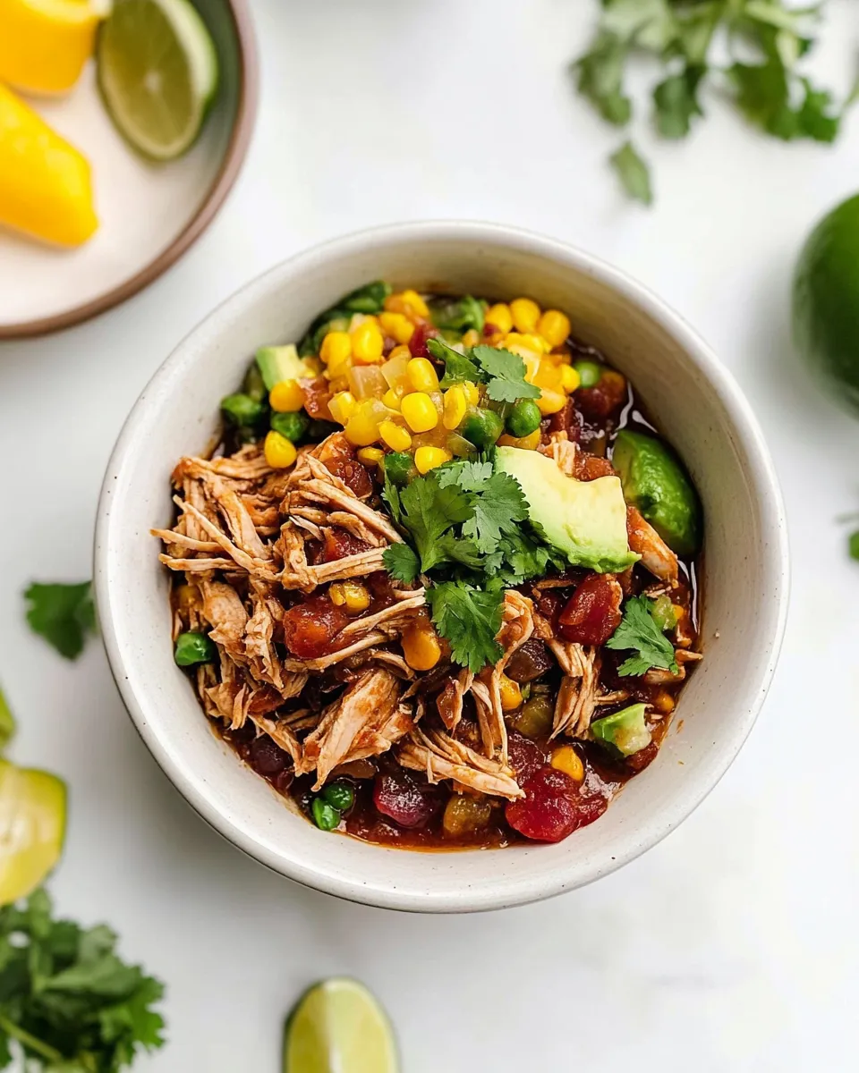homemade Salsa Chicken Crockpot photo