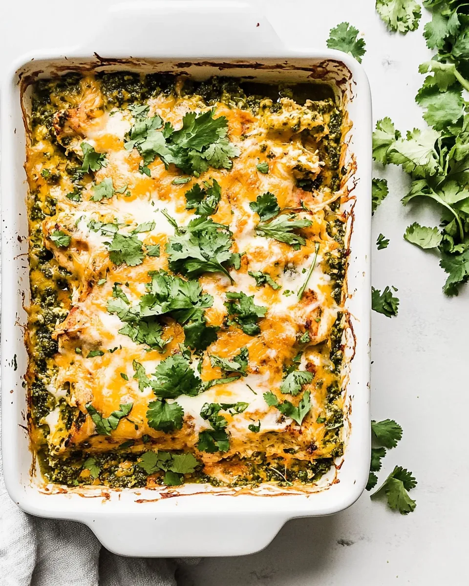 Classic Salsa Verde Chicken Casserole image
