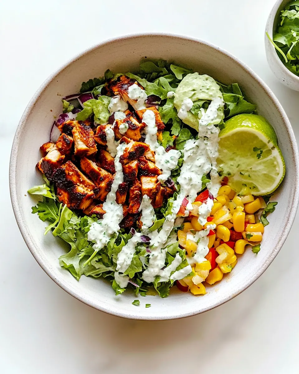 Easy Santa Fe Chicken Salad dish photo