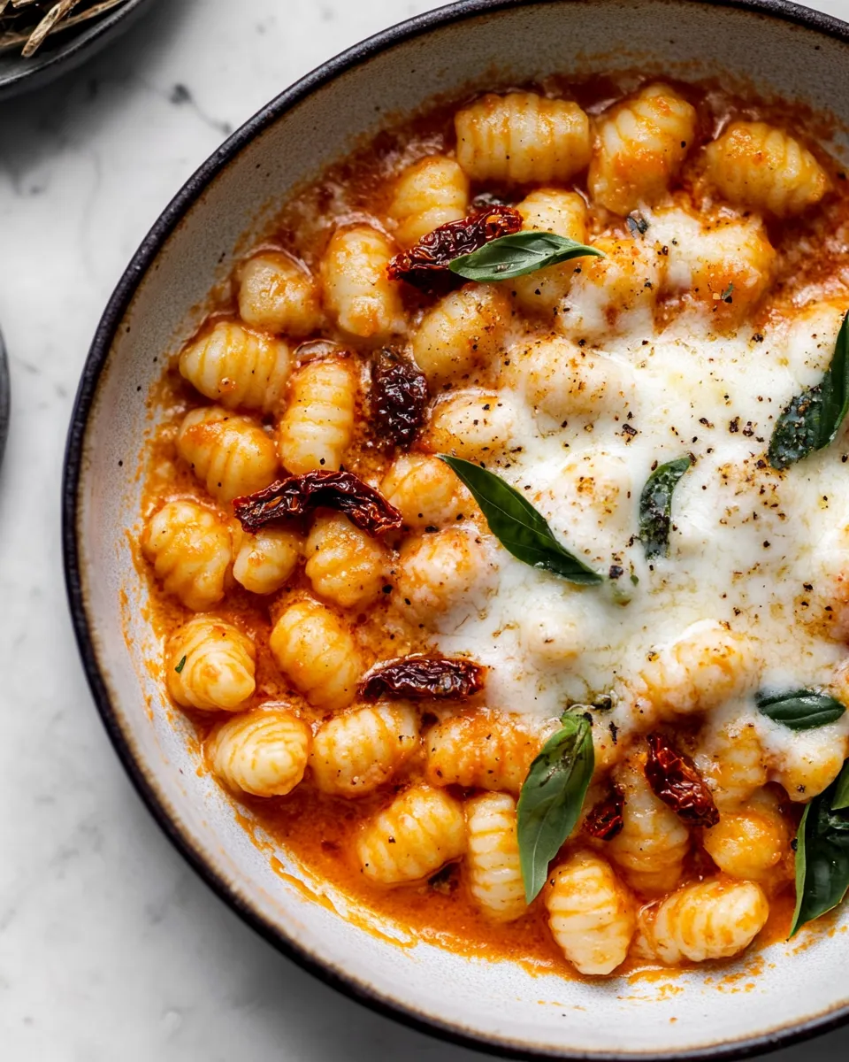 classic Saucy Sun Dried Tomato Gnocchi. image