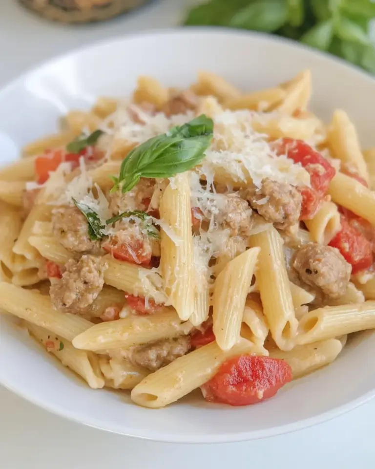 Homemade Sausage Penne Pasta photo