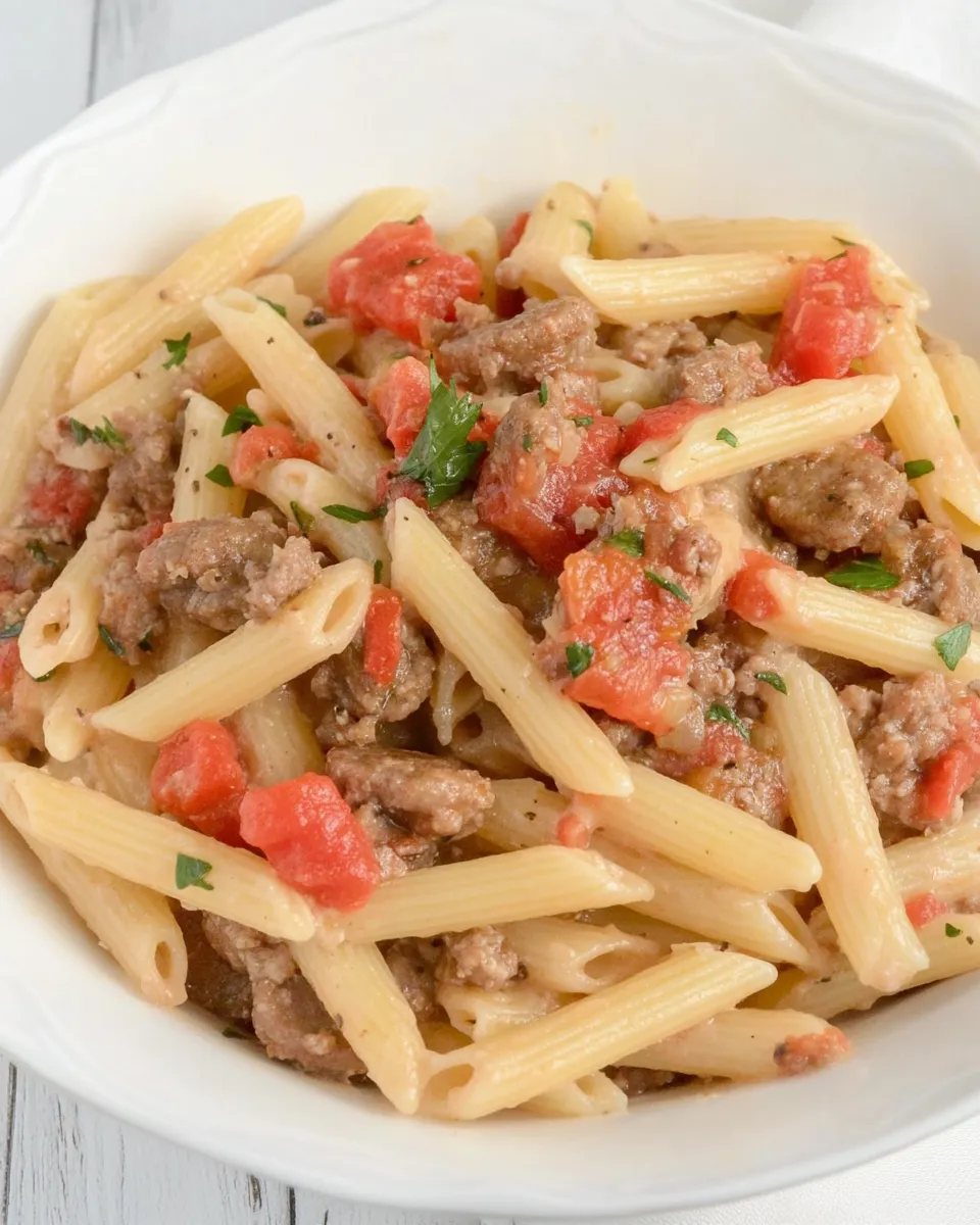 Classic Sausage Penne Pasta image