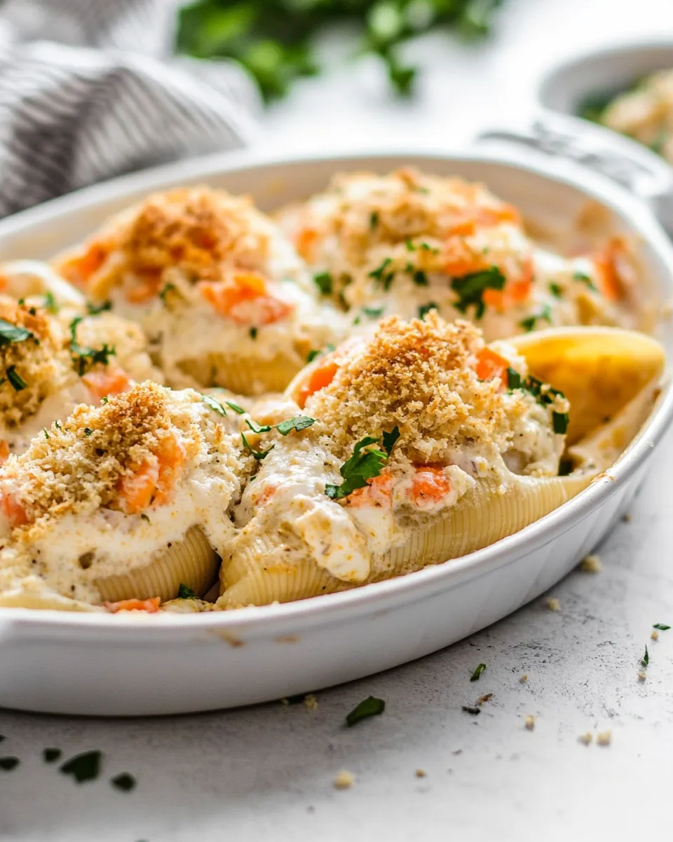 Homemade Seafood Stuffed Shells photo