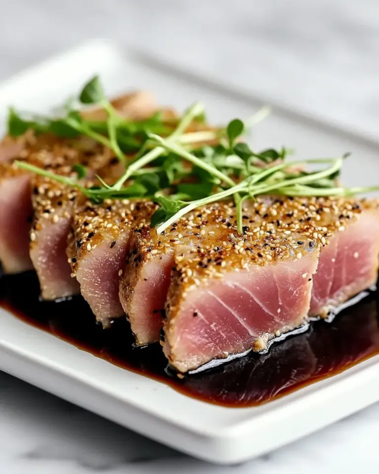 Homemade Seared Ahi Tuna recipe photo