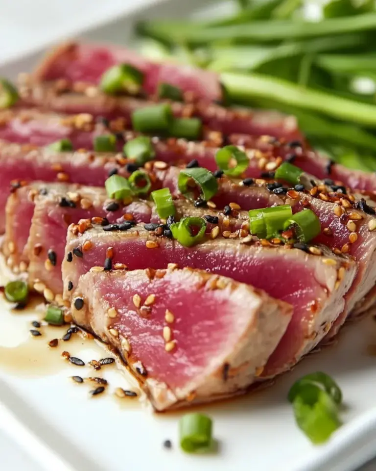 Homemade Seared Ahi Tuna Steak recipe photo