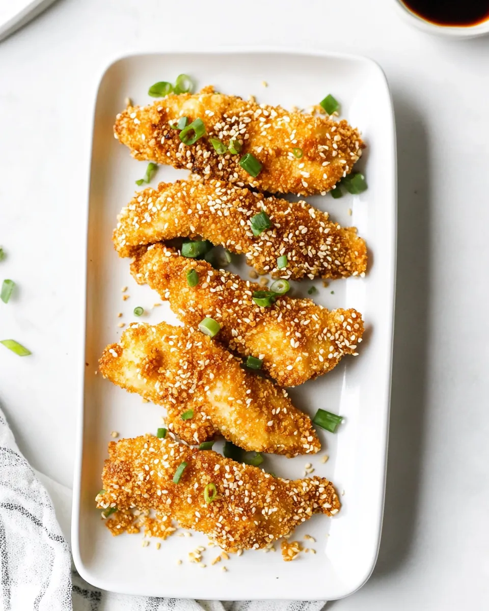 Classic Sesame Encrusted Chicken Tenders image