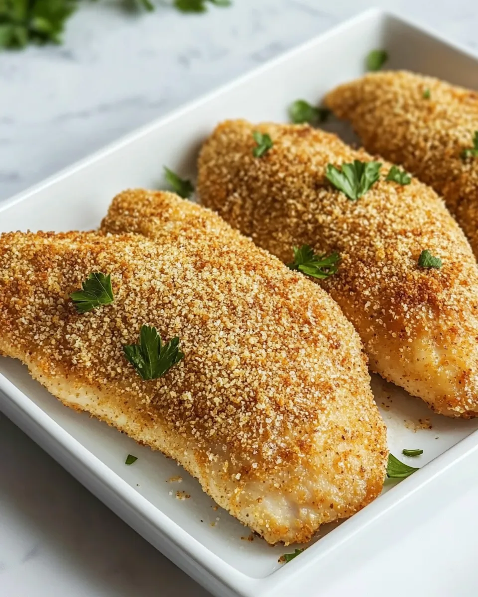 Delicious Shake-and-Bake Chicken plate image