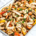 Homemade Sheet Pan Chicken Fajitas photo