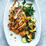 Easy Sheet Pan Chicken and Zucchini photo