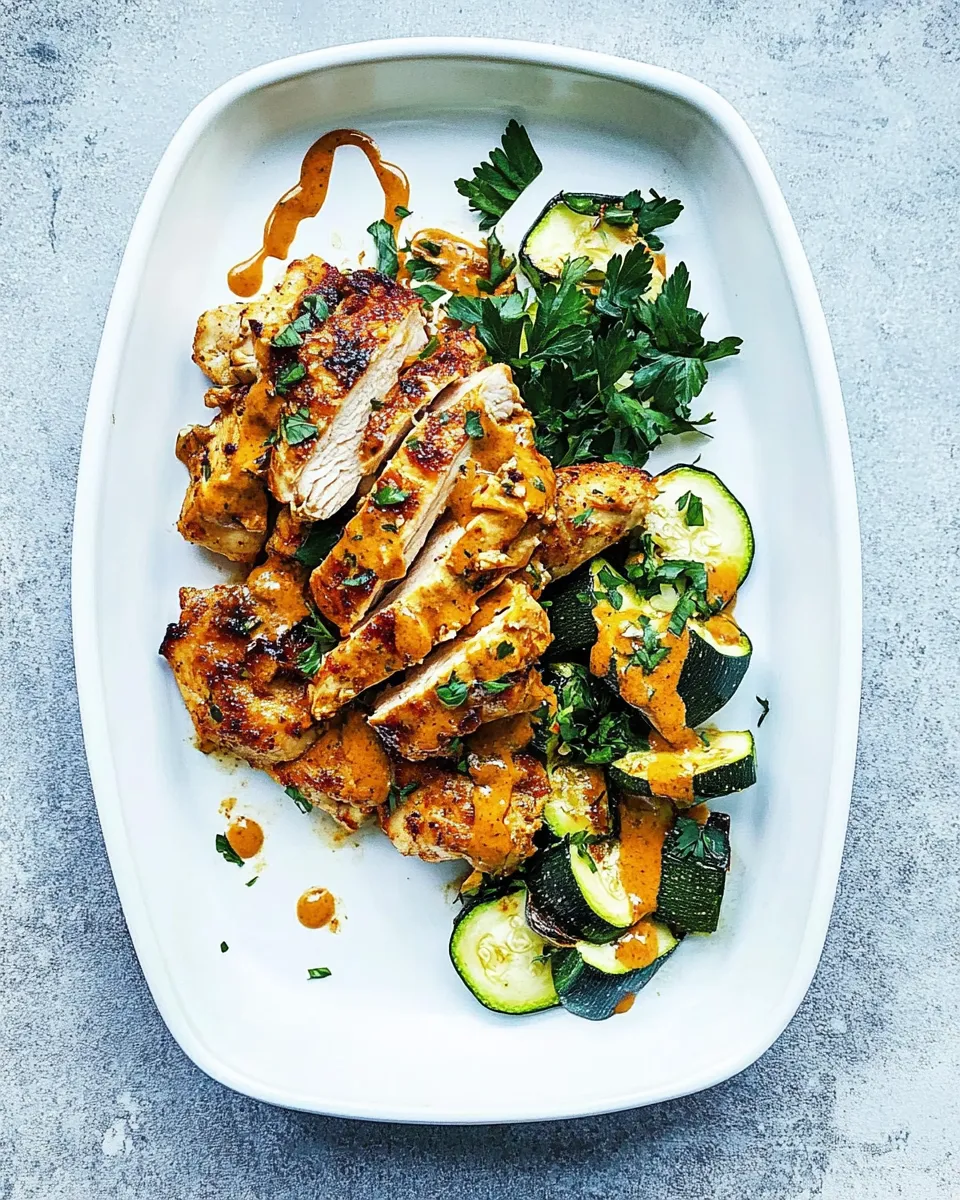 Easy Sheet Pan Chicken and Zucchini photo