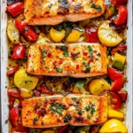 Homemade Sheet Pan Chili Lime Salmon photo