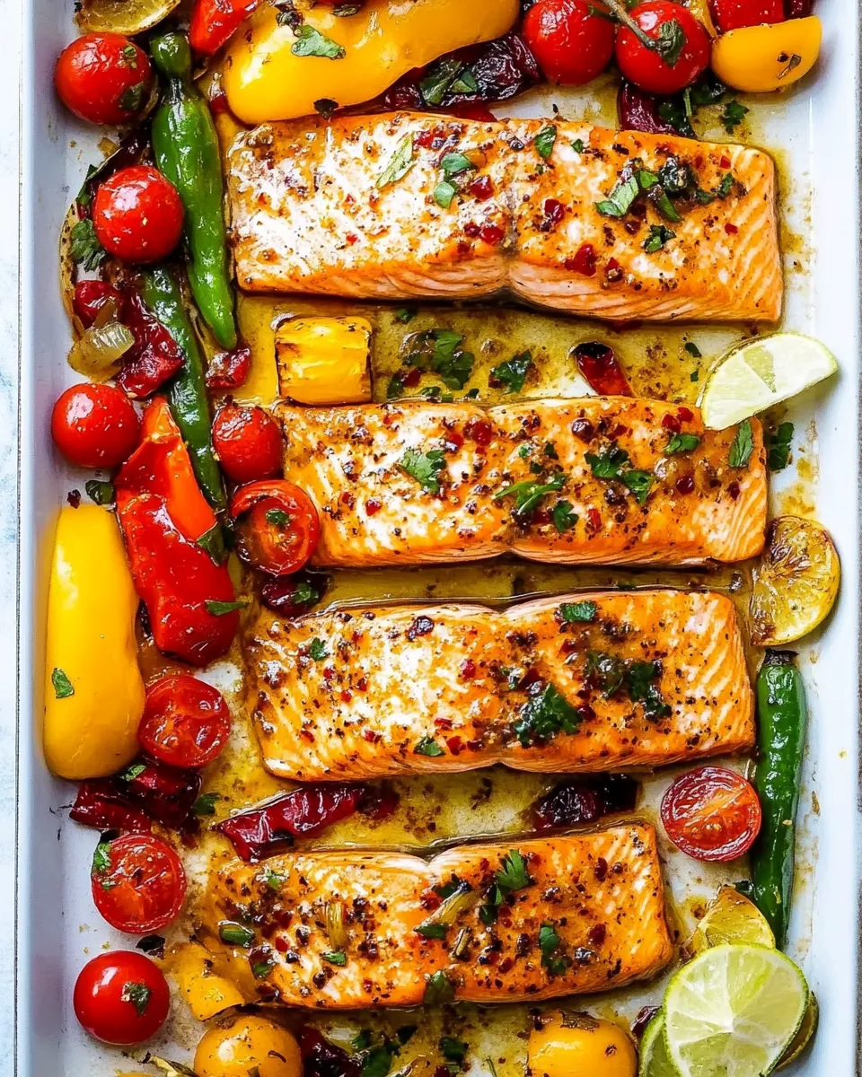 Classic Sheet Pan Chili Lime Salmon image