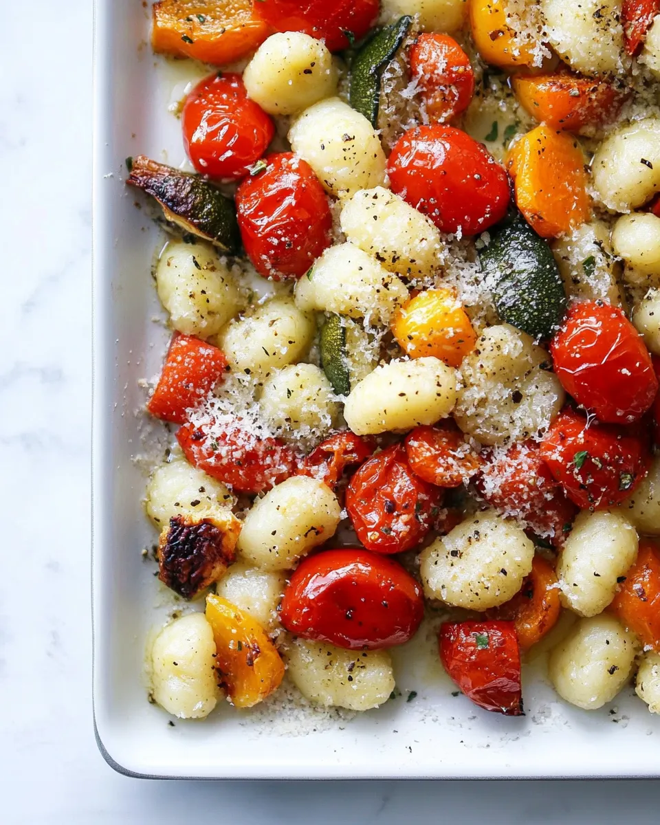 classic Sheet Pan Gnocchi and Roasted Vegetables. image