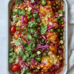 Homemade Sheet Pan Nacho Chicken. recipe photo