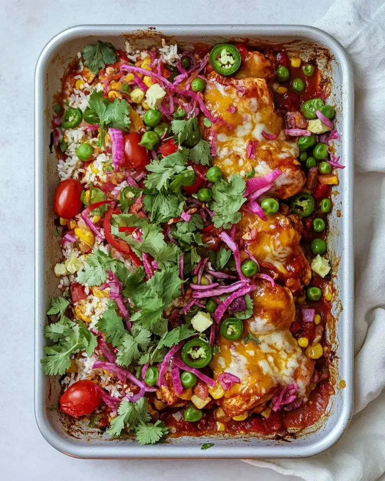 Homemade Sheet Pan Nacho Chicken. recipe photo