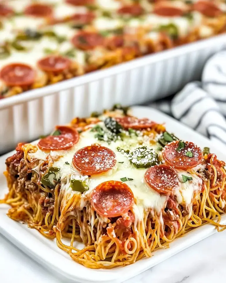Homemade Sheet Pan Spaghetti Pizza photo