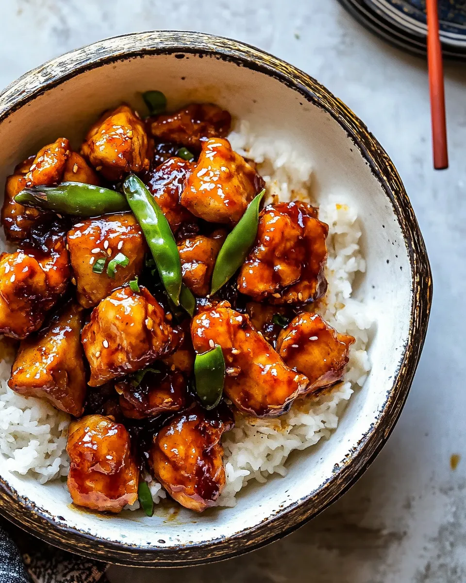 Easy Sheet Pan Sticky Sweet and Sour Chicken. photo