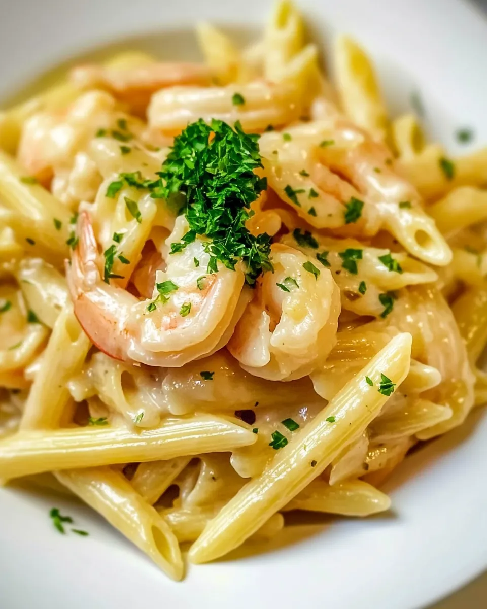 Classic Shrimp Penne Pasta image