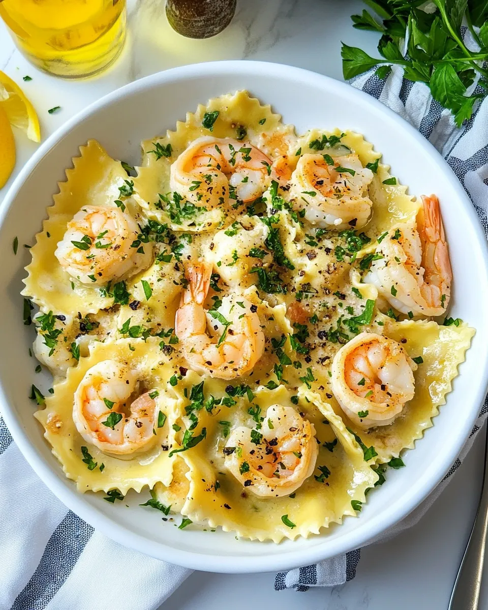 homemade Shrimp Ravioli photo