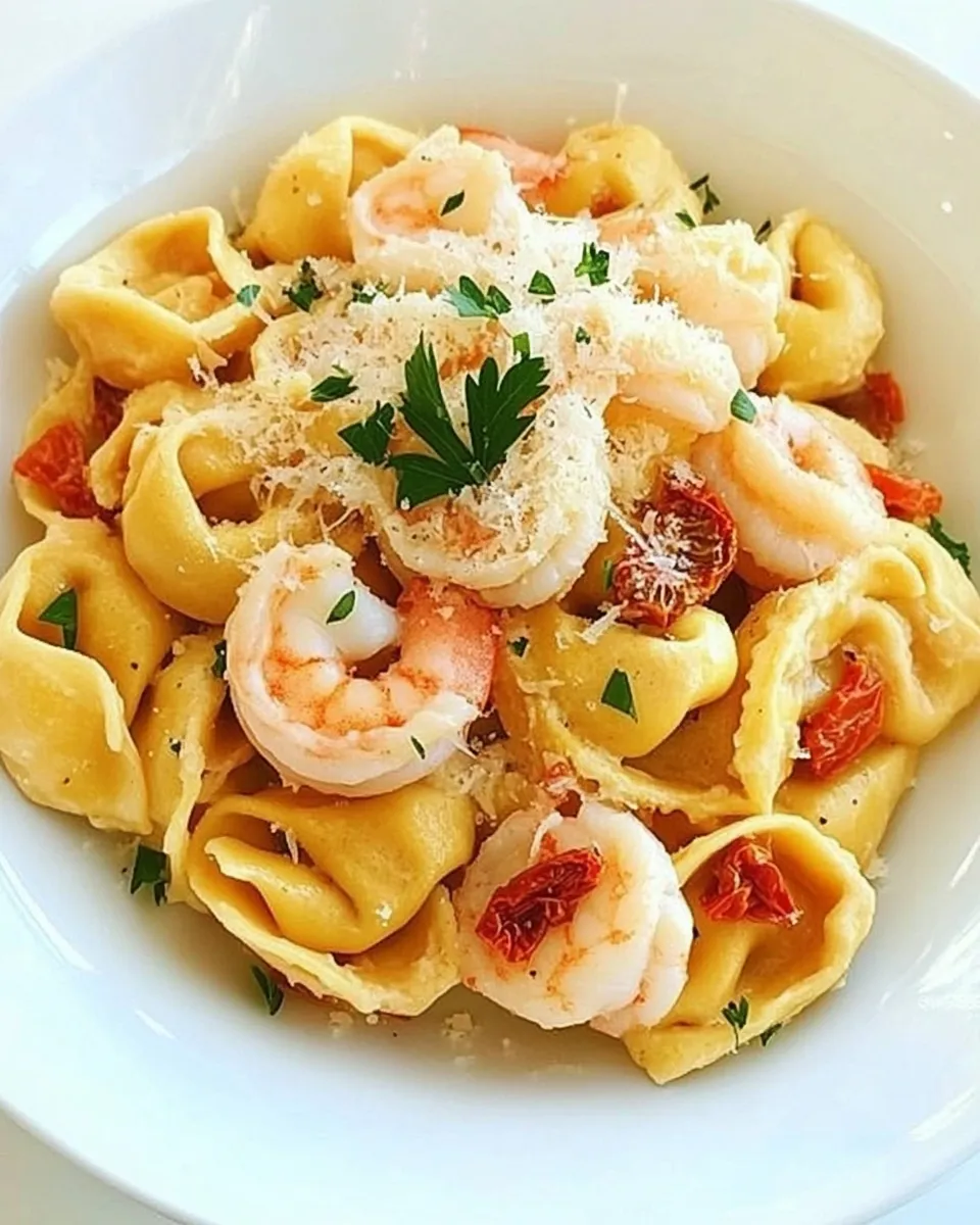 Easy Shrimp & Sun-Dried Tomato Tortellini picture