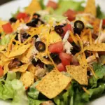 Homemade Simple Chicken Nacho Salad Recipe photo