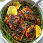 Homemade Skillet Chicken and Green Beans photo