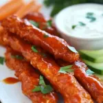 Homemade Skinny Buffalo Chicken Strips photo