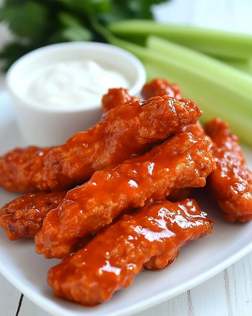 Classic Skinny Buffalo Chicken Strips image