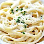 homemade Skinny Fettuccine Alfredo Recipe photo