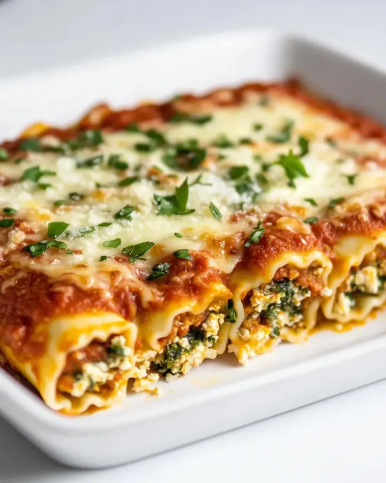 Homemade Skinny Lasagna Rolls photo