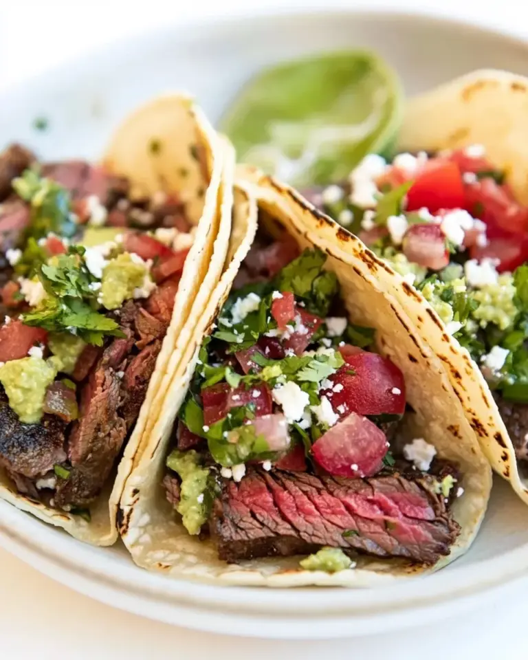 Homemade Skirt Steak Tacos Recipe photo