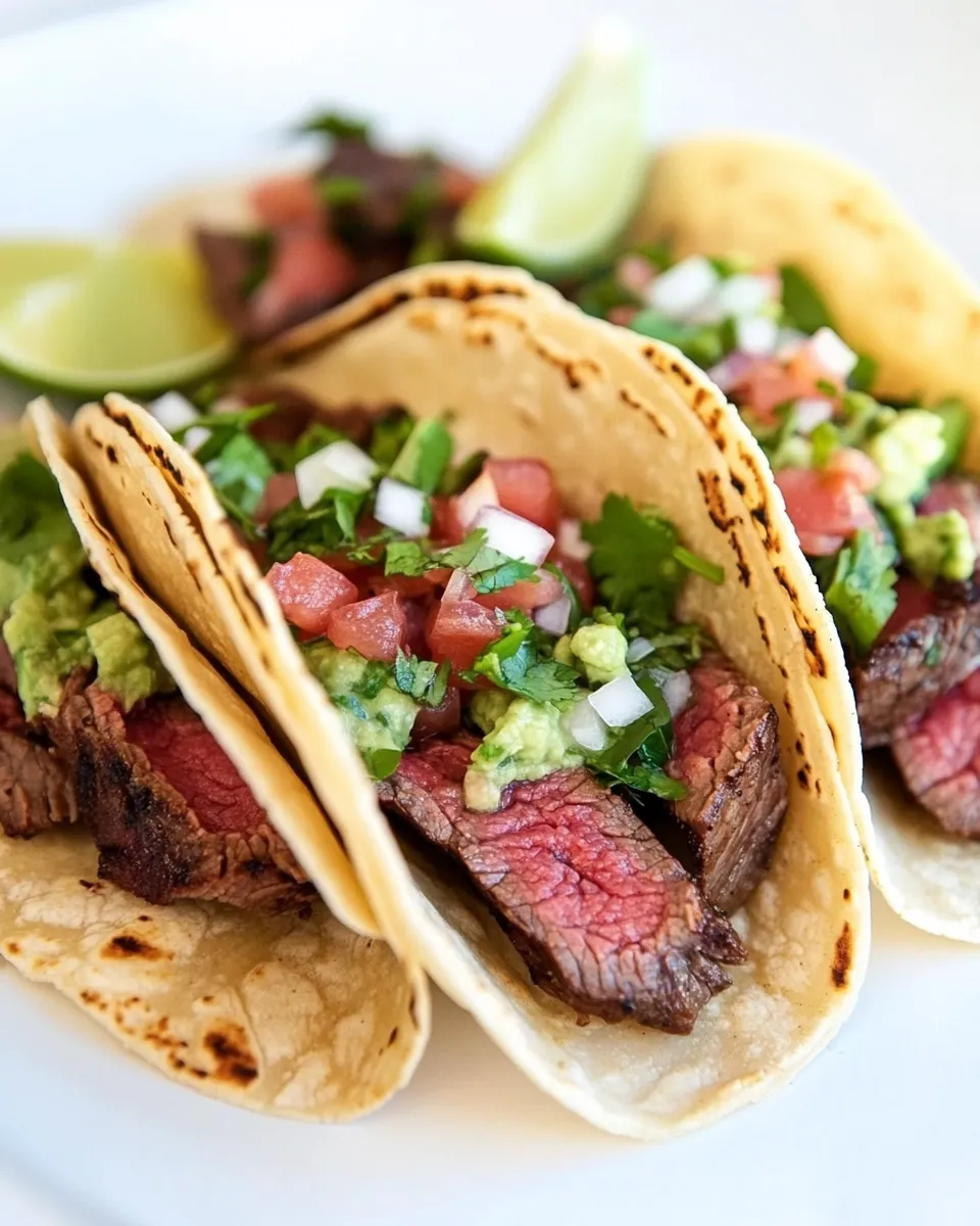 Classic Skirt Steak Tacos Recipe image