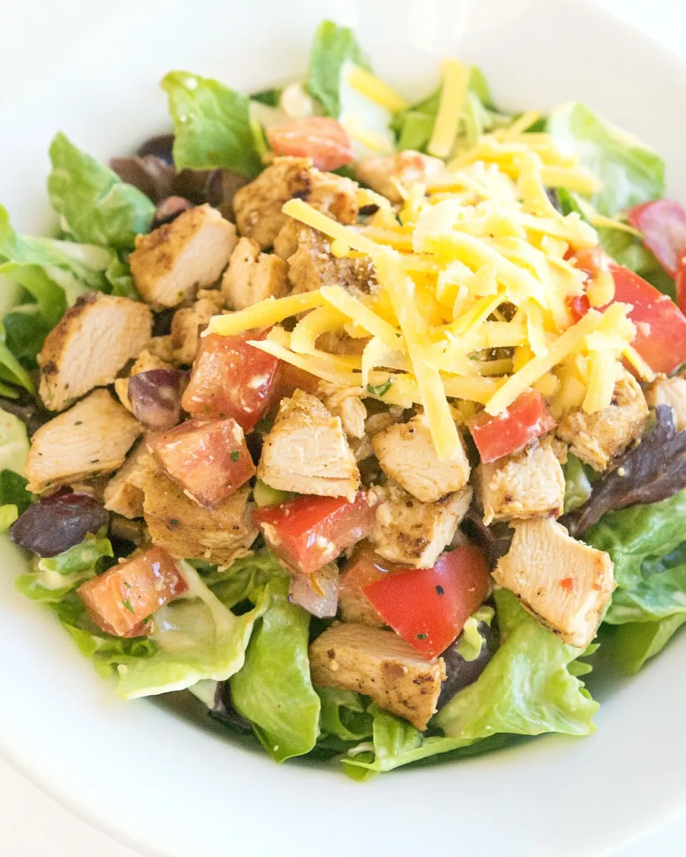 Classic Slightly Spicy Chipotle Chicken Salad dish photo
